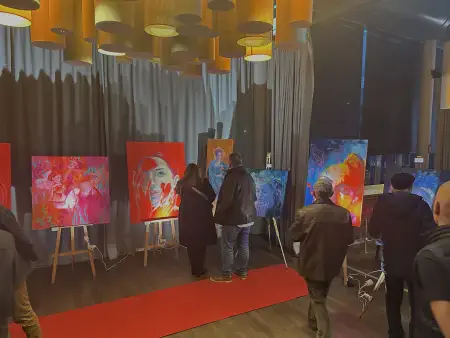 Dorina Costras on Show at Casino JOA