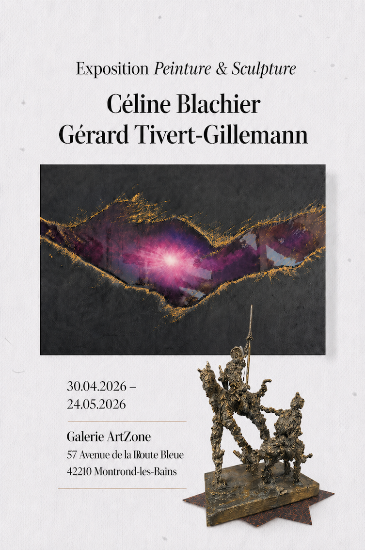 Exposition - Peinture et sculpture Céline Blachier & Gérard Tivert-Gillemann