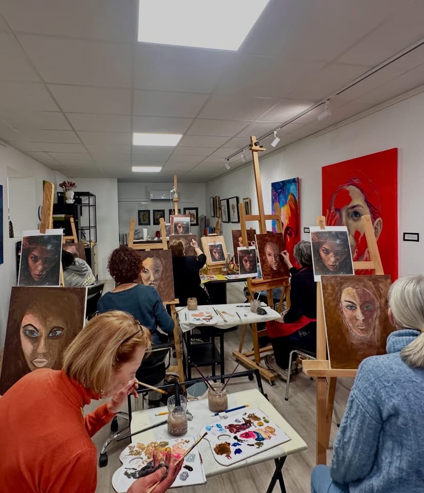 Stage de Peinture Acrylique – Portrait Expressif