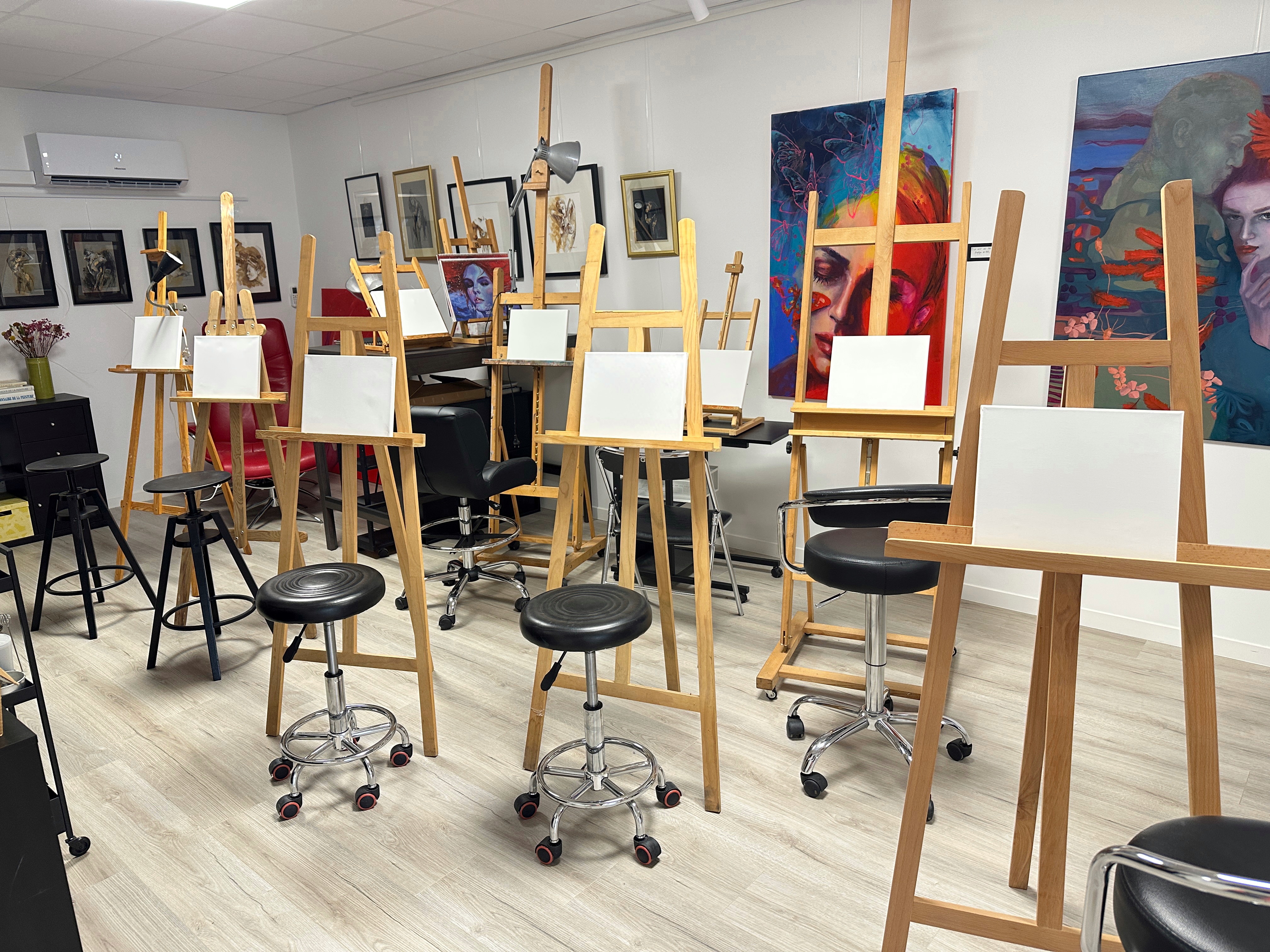 Stage de Peinture Acrylique – Portrait Expressif